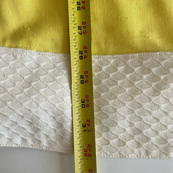 BURU x Sarah Bray Bermuda Mini Kaftan Tunic Yellow White Small - Picture 10 of 10